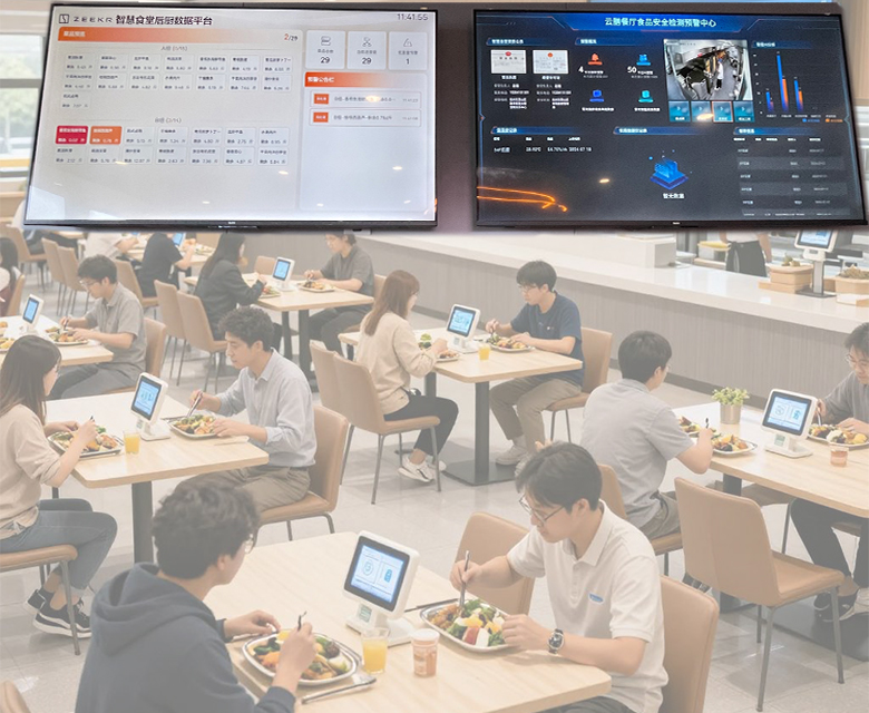 多园区食堂“各自为战”?米果智慧食堂大脑:打通全链路,管控更高效!