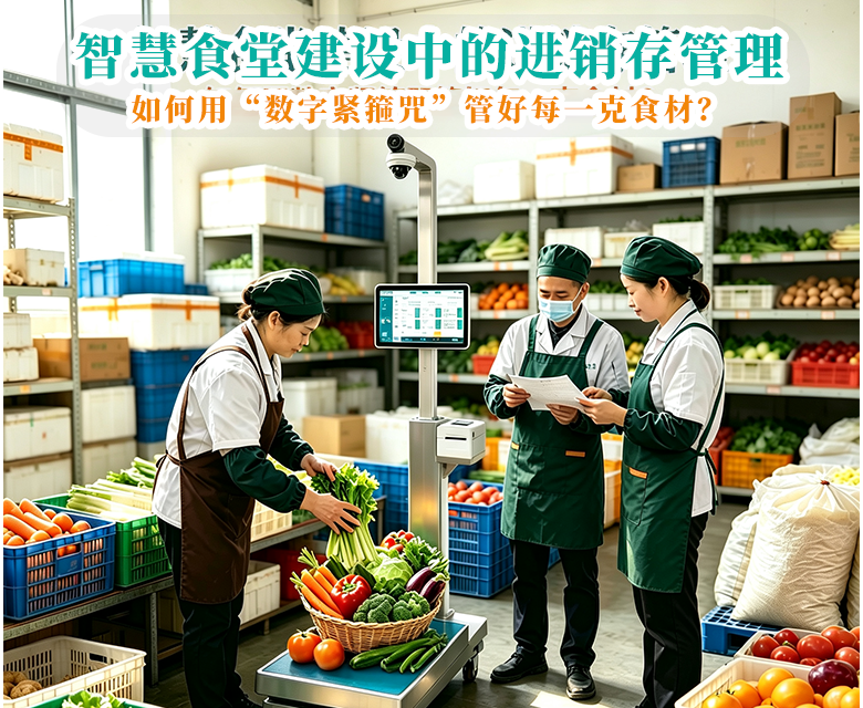 智慧食堂建设中的进销存管理:如何用“数字紧箍咒”管好每一克食材?