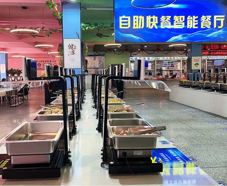 智慧食堂:食堂自助打餐“黑科技”,提高就餐效率且“自觉光盘”